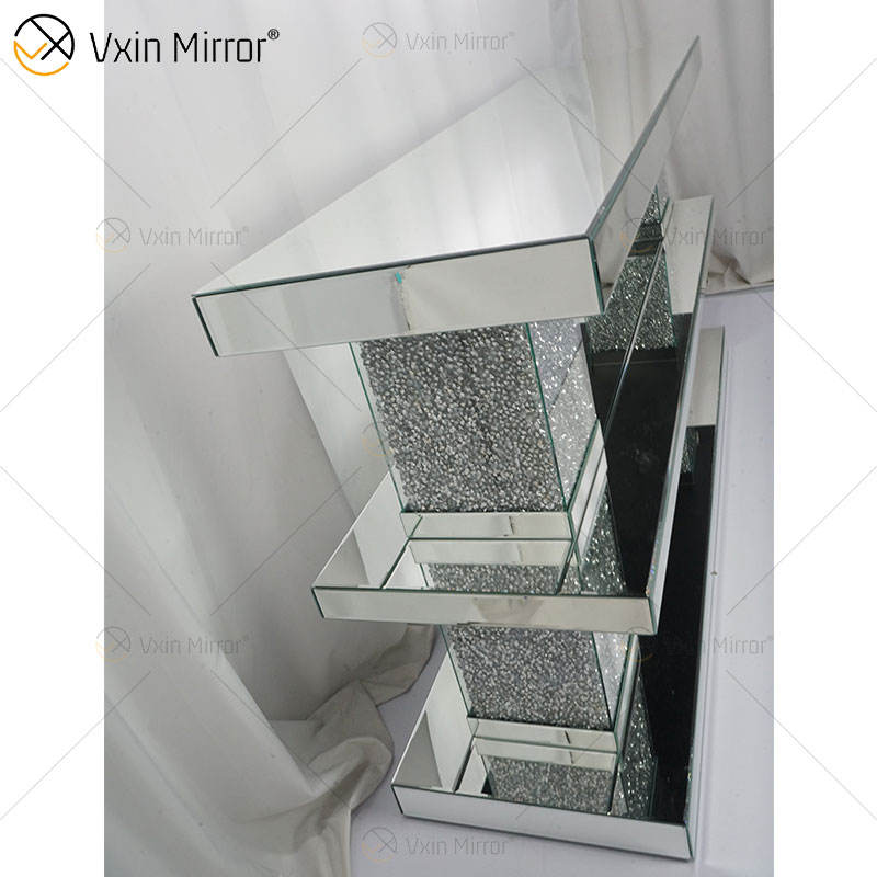 glam mirrored coffee table glam mirrored coffee table