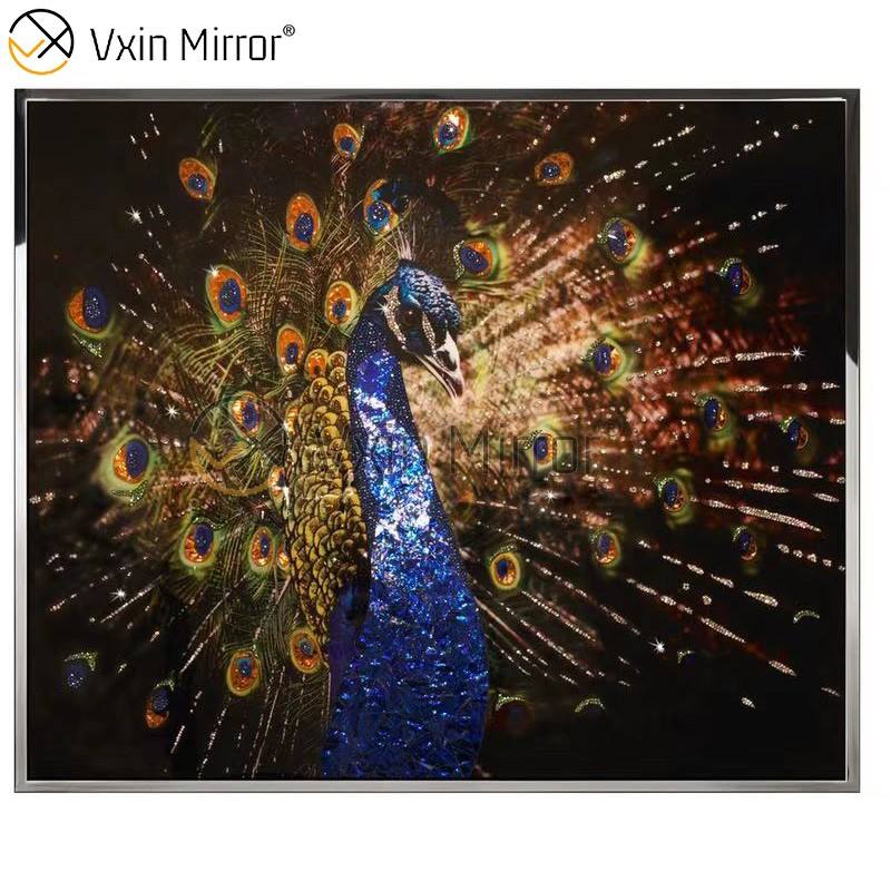 crystal mirror wall art crystal mirror wall art