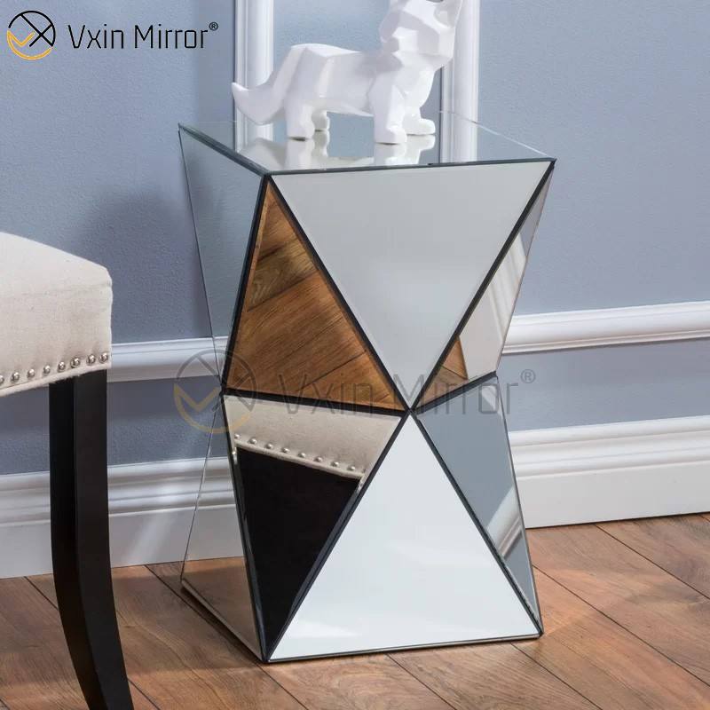 mirrored small table mirrored small table