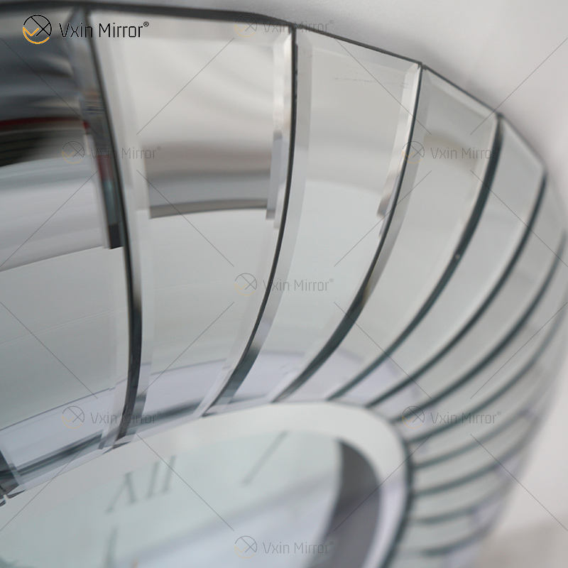 Wall Mirrored Clock Wall Mirrored Clock