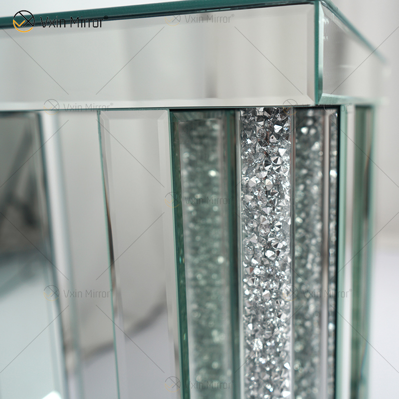 Vxin Mirror WXF-161 The Newest China Factory Luxury Mirrored Acrylic Console Table For Sale