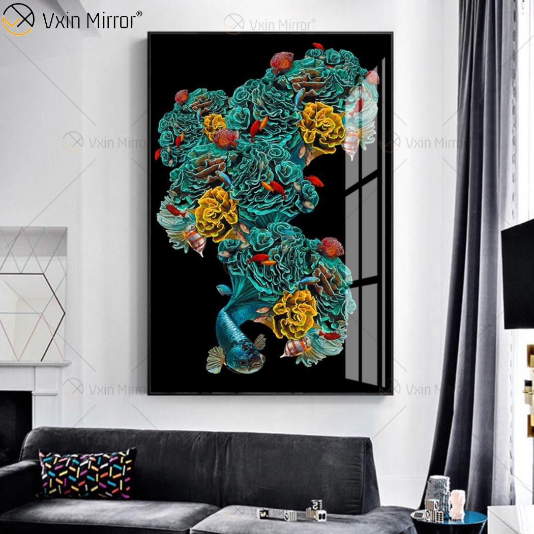 crystal art cow wrapped canvas painting print wall art decor crystal art cow wrapped canvas painting print wall art decor