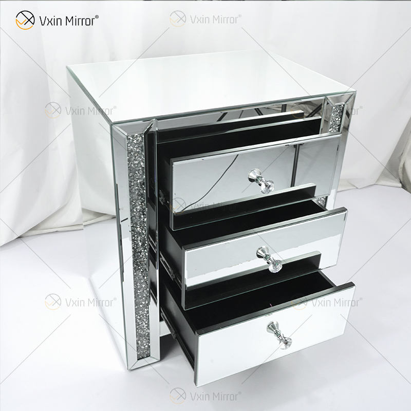 houzz mirrored nightstand houzz mirrored nightstand
