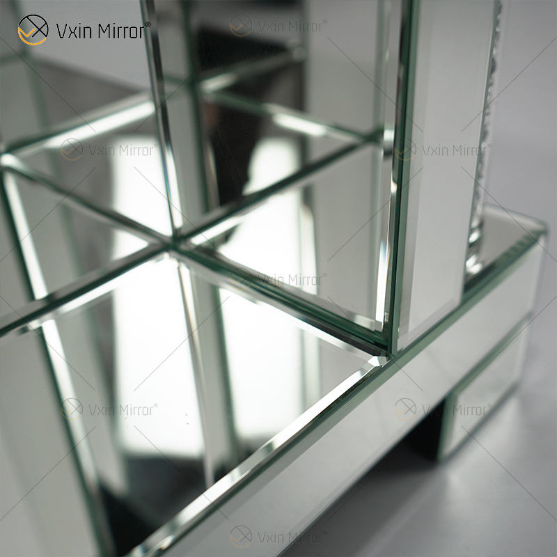 mirrored cube side table mirrored cube side table