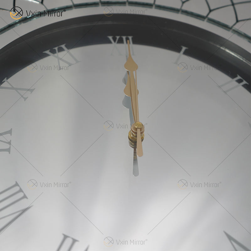 mirrored wall clocks large mirrored wall clocks large
