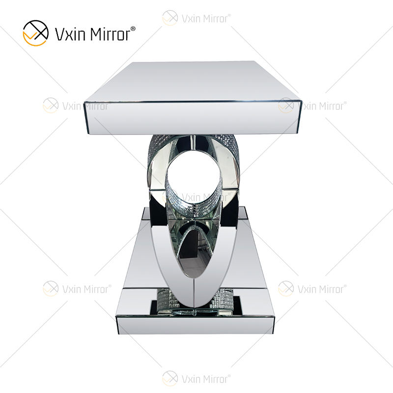 mirrored end table mirrored end table