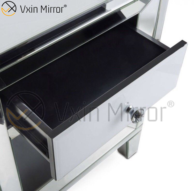 small mirrored bedside table small mirrored bedside table