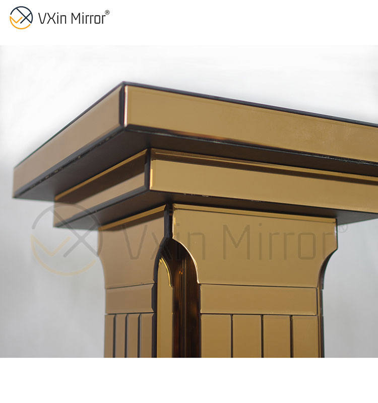 small mirrored end table small mirrored end table