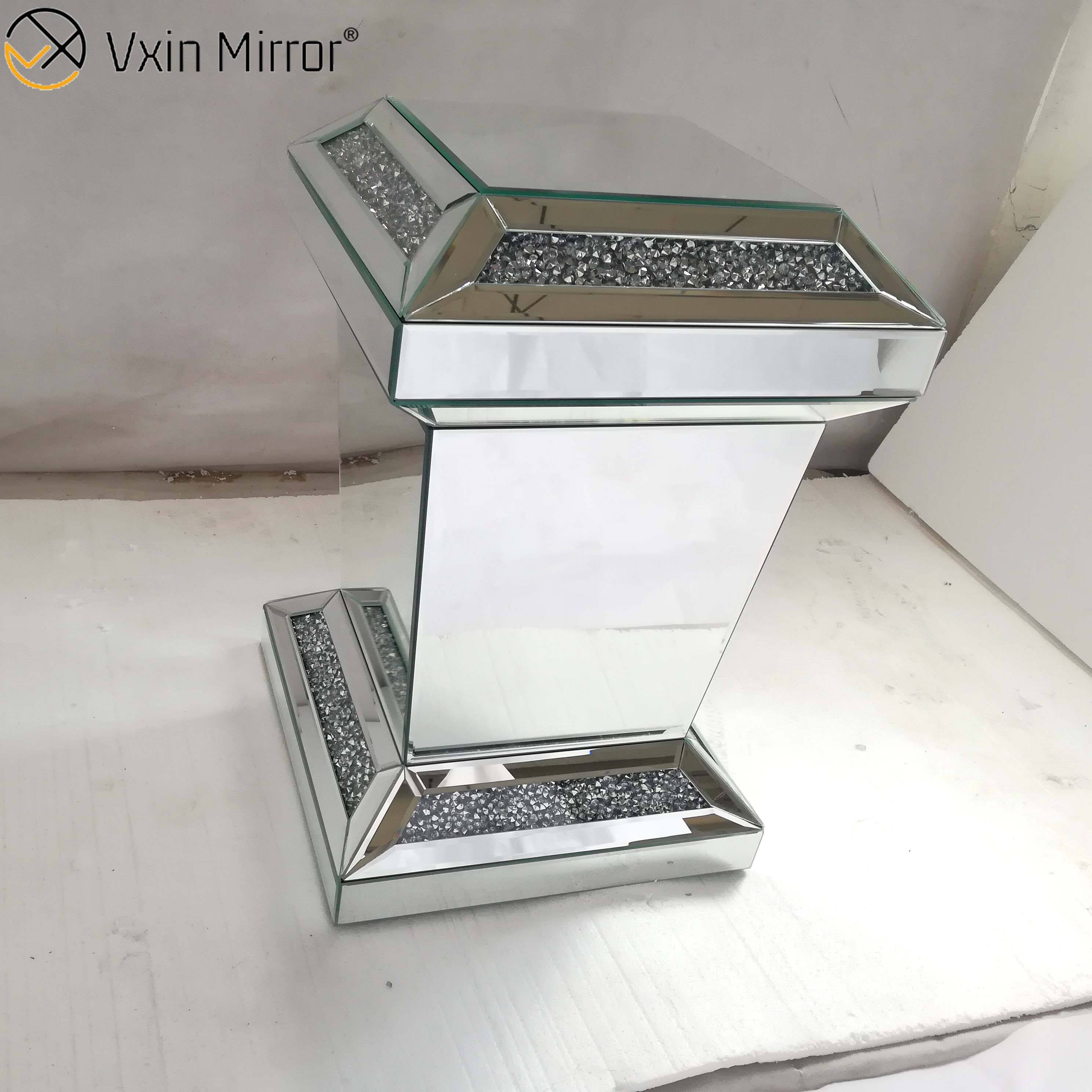 mirrored bedside tables mirrored bedside tables