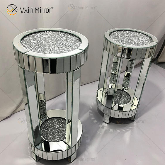 mirrored small table mirrored small table