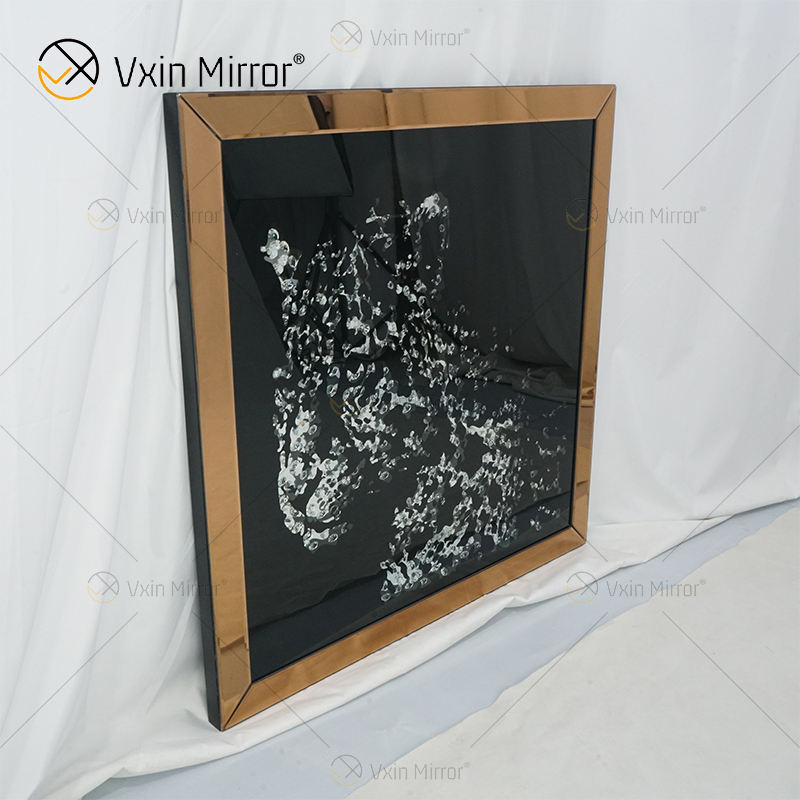 crystal effect home mirrored wall art crystal effect home mirrored wall art