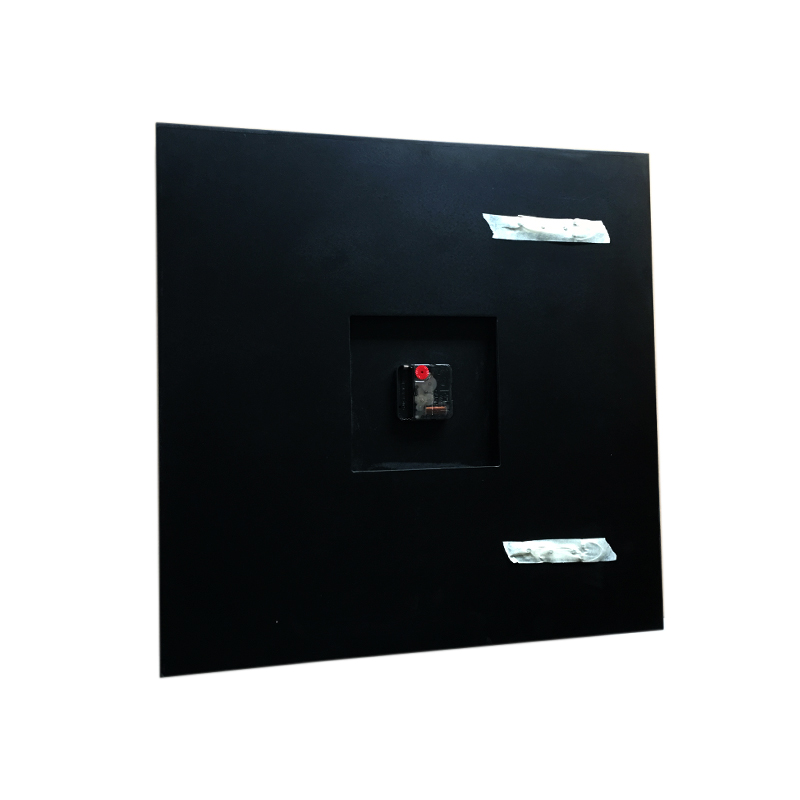 wall mirror with clock