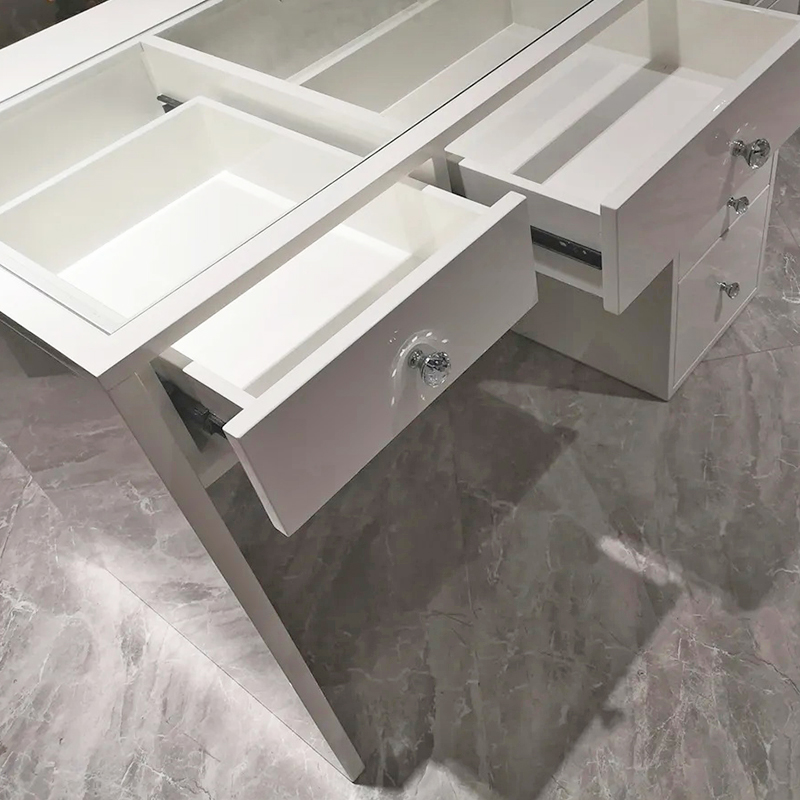 White Dressing Table for Seven Drawers