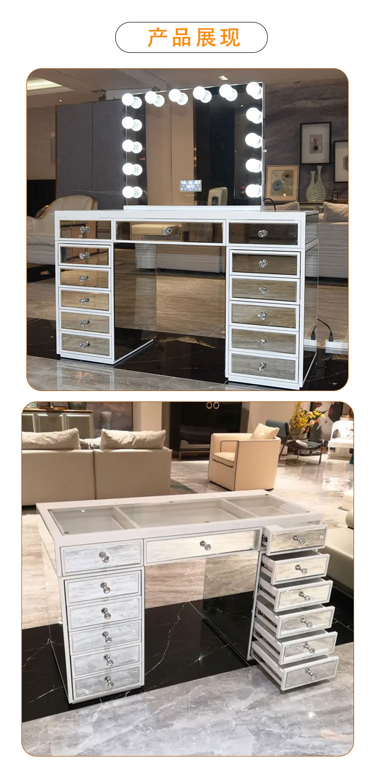 vanity makeup table set