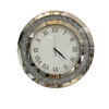 Hot Sale Modern Silver WXMC-010 Crushed Diamond Round Mirror Wall Clock