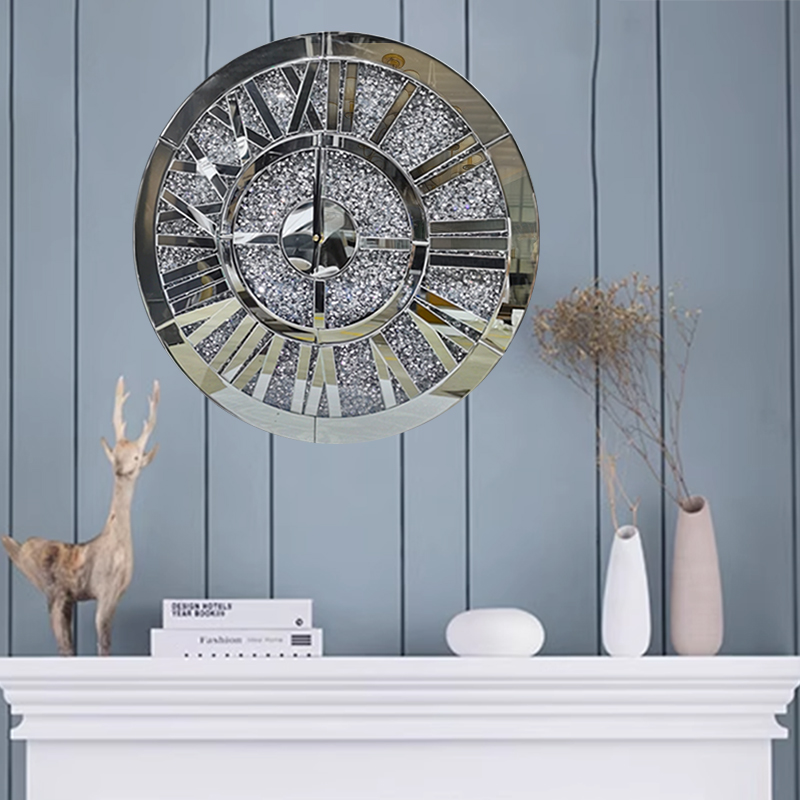 WXMC-009 Mirrored Wall Clock