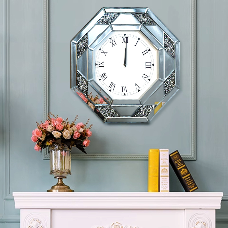 VXin Mirror Three Color Crushed Diamond Modern Wall Mirror