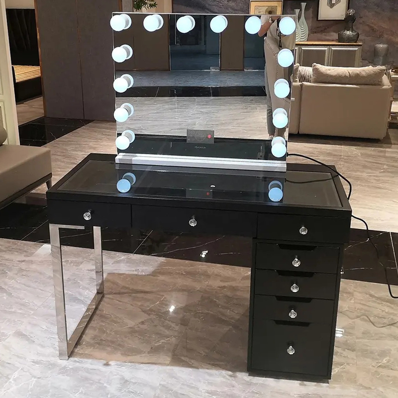 White Dressing Table for Seven Drawers