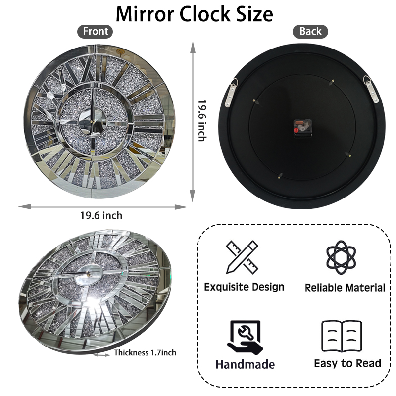 mirrored clocks
