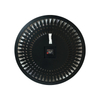 Hot Sale Silver WXC-071 Crystal Golden Brown Modern Mirror Wall Clock