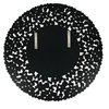 Golden Luxury Wall Decoration Silver Crystal Glass Wall Round Hanging Mirror