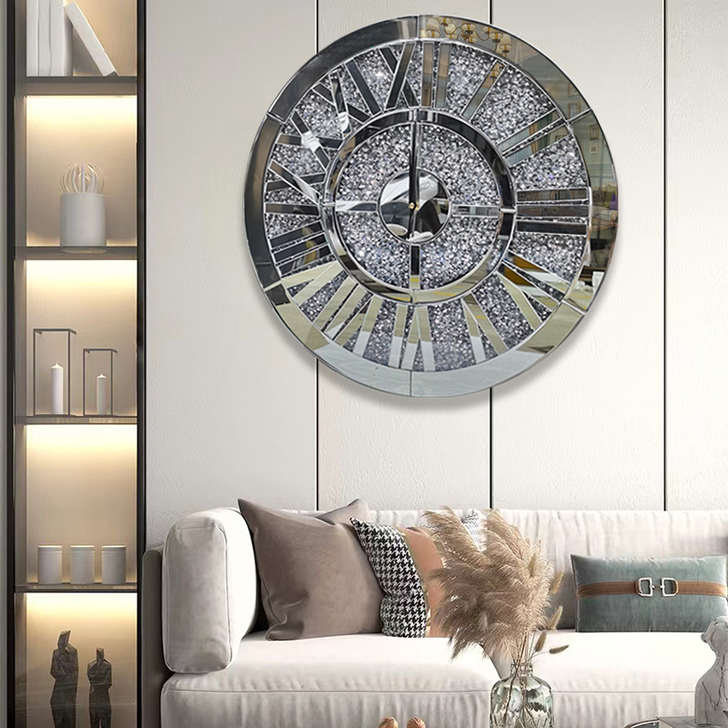 WXMC-009 Mirrored Wall Clock