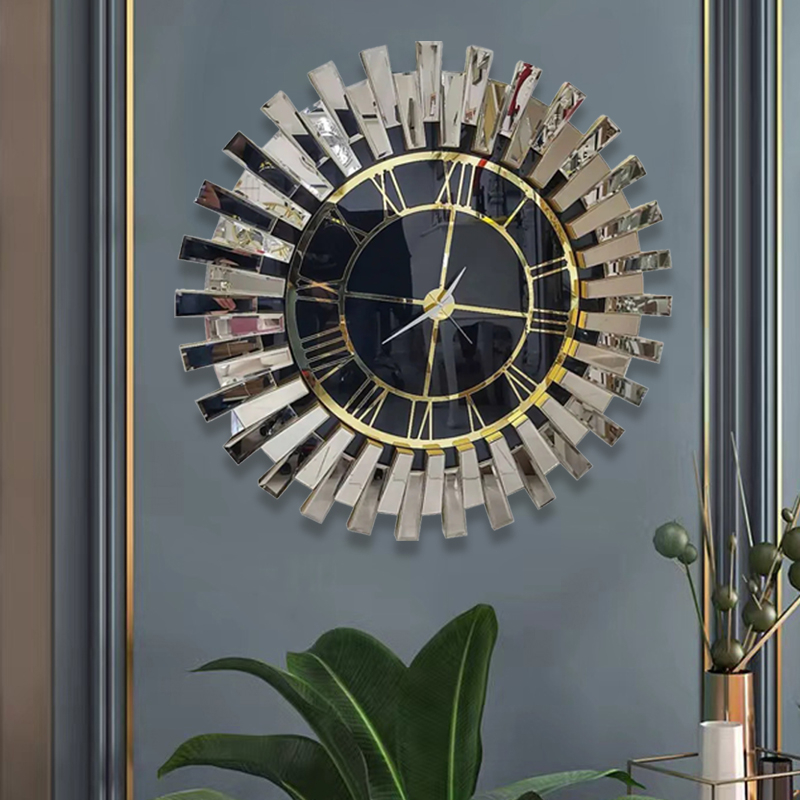 WXMC-016 Antique Mirror Wall Clock