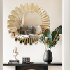 Glass Frame Venetian Round Mirror Wall WXM-2484 Home Decoration Interior Wall Sticker for Bathroom