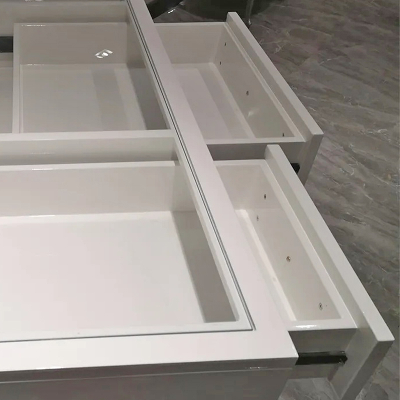 White Changing Table Dresser for Two Drawers