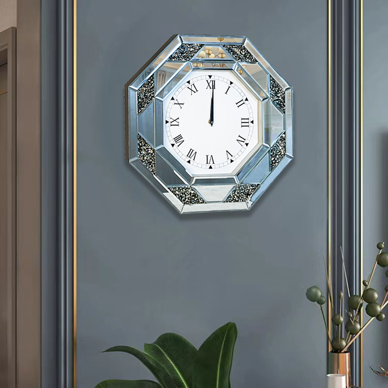 VXin Mirror Three Color Crushed Diamond Modern Wall Mirror