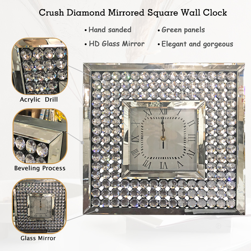 wall clock mirror