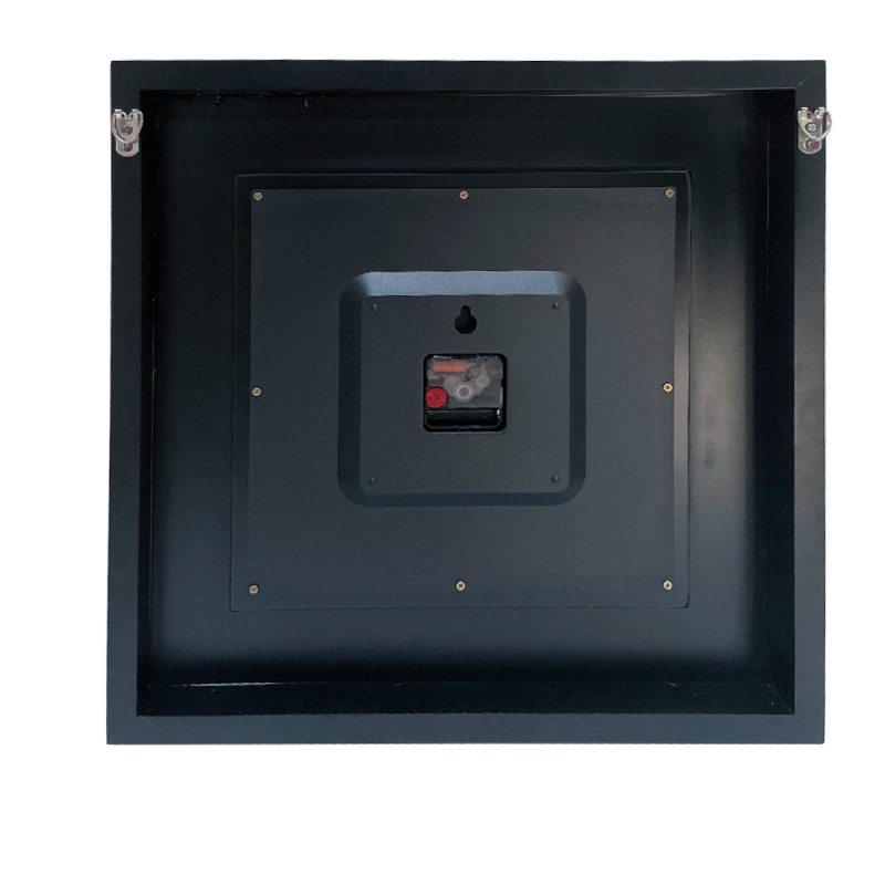 Anti-Droping Package WXC-001 Modern Silver Crushed Diamond Wall Mirrored Clock