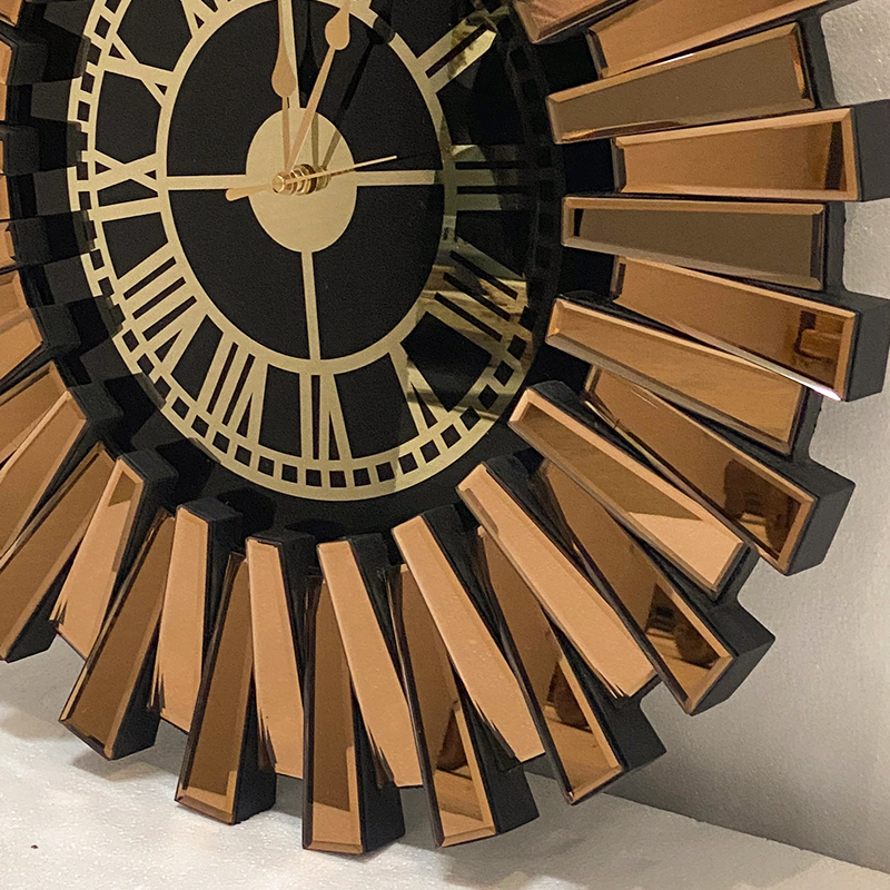 WXMC-016 Antique Mirror Wall Clock