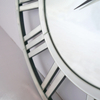 Hot Sale WXMC-04 Modern Wall Decorative Elegant Roman Numeral Design Silver And Gold Wall Mirror Clock