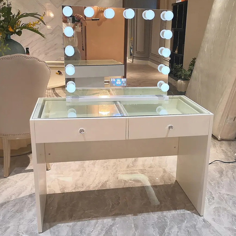 White Changing Table Dresser for Two Drawers