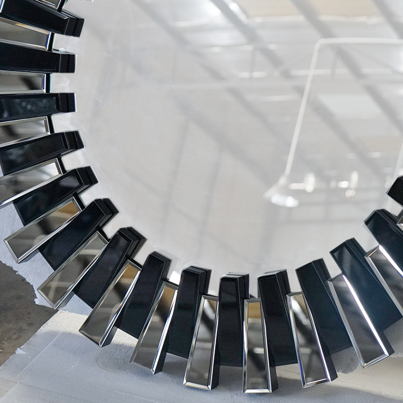 gold mirror wall decor