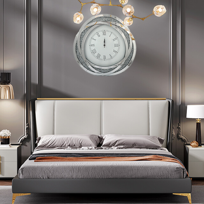 3d Wall Mirrored Clock