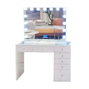 White Dressing Table for Seven Drawers
