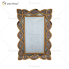 Home Mirrored Furniture Rectangle Console Mirror Crushed Diamond Wall Mirror