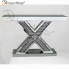 Unique Style Vxin Silver Modern Mirror Furniture Crystal French Style Console Table with Mirror