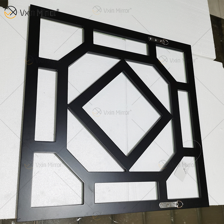 Square Mirrored Wall Decorative Mirror with Beveled Edge Modern Fashionable Wall-Mounted Mirrors WXM-1585