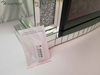 Modern Home Decor Living Room Mirror Fireplace Sparkle Diamond Crush Mirrored Furniture Electric Fireplace WXWF-044