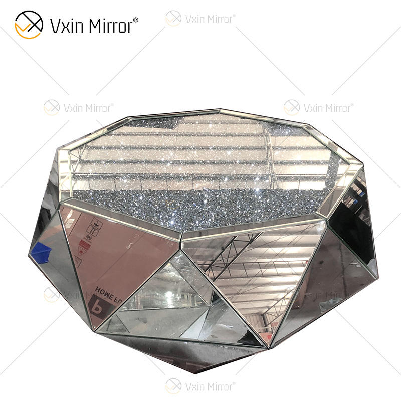 mirrored center table