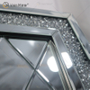 Venetian Rectangle Crushed Diamond Crystal Mirror Wall Art Home Decor Hallway For Living Room Sofas WXM-502