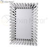 Starburst Large Full Length Silver Stylish 3D Rectangular Modern Living Room Bedroom Wall Mirror WXM-1041