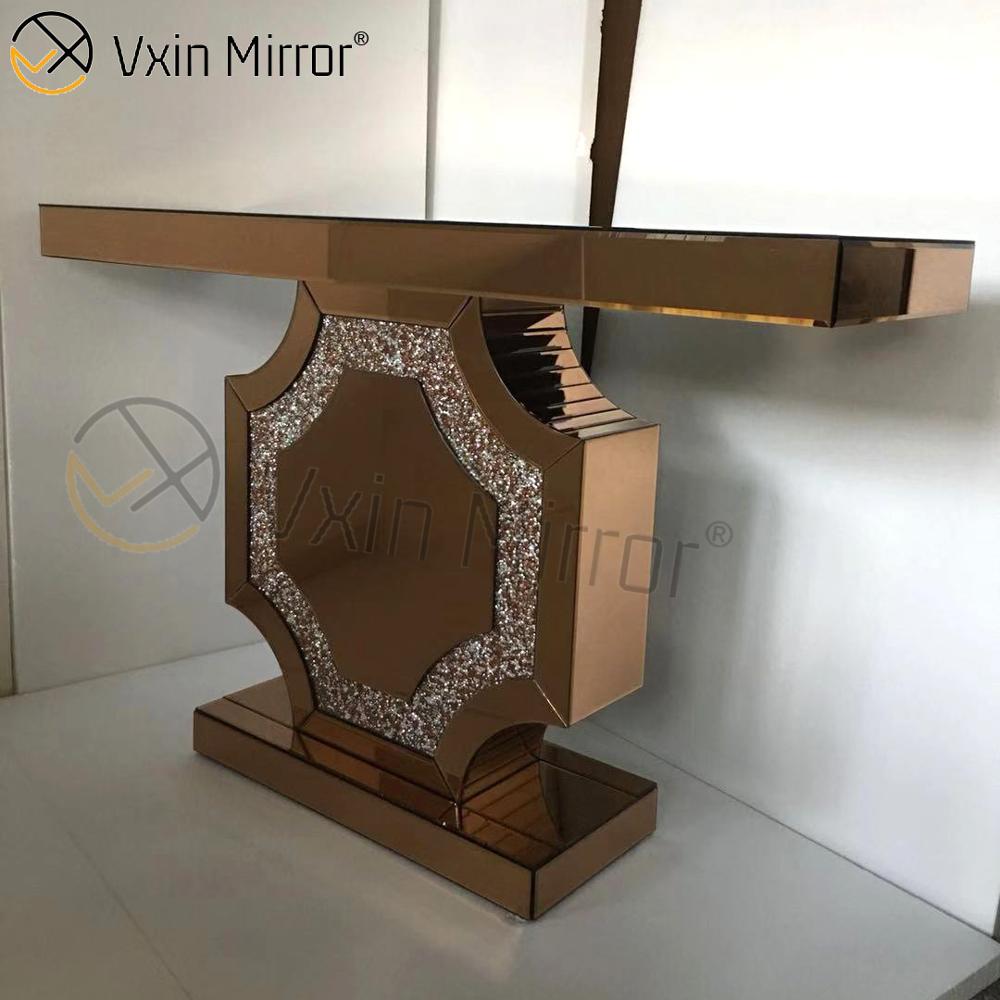Cheap WXF-013 Modern Style Console Table 2022 Silver Crystal Diamond Console Tables