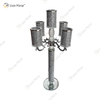 Customizable Name Modern Elegant VX-09 Silver Crystal 75 Light Mirrorr Candle Holder for Home Wedding