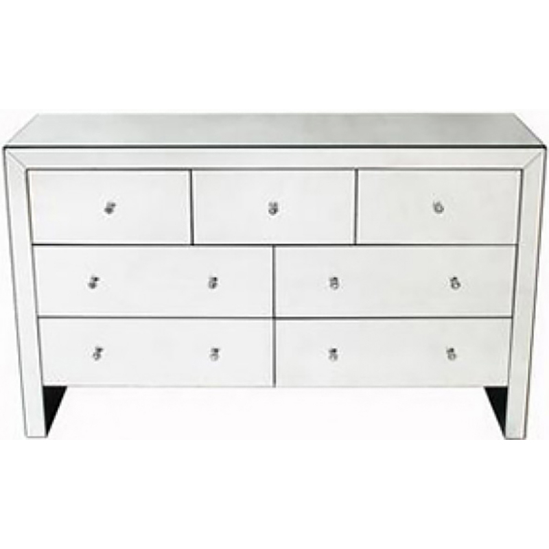Hot Sale WXWF-817 Modern Style Cabinet with More Drawers Design Living Room Or Dining Room Silver Cabinet