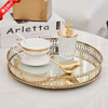 Hot Sell Vxin Mirror WXT-202203 Modern Decor Gold Metal Frame Mirror Tray Mirrored Tray 6 Size