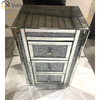 WXF-159 Mirrored Bedside Tables Cabinet 3 Drawers Mirror Nightstand Side Table